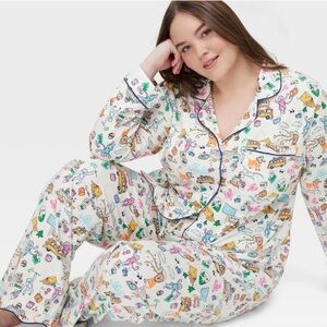 Roller Rabbit 🎯 Women’s Roadtrip PJ’s- Size XXL- BRAND NEW WITH TAGS